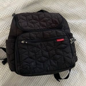 Skip hop black diaper bag